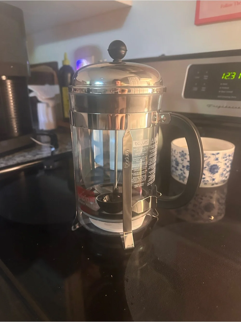 NEVER USED Bodum 51oz Chambord French Press Coffee Maker